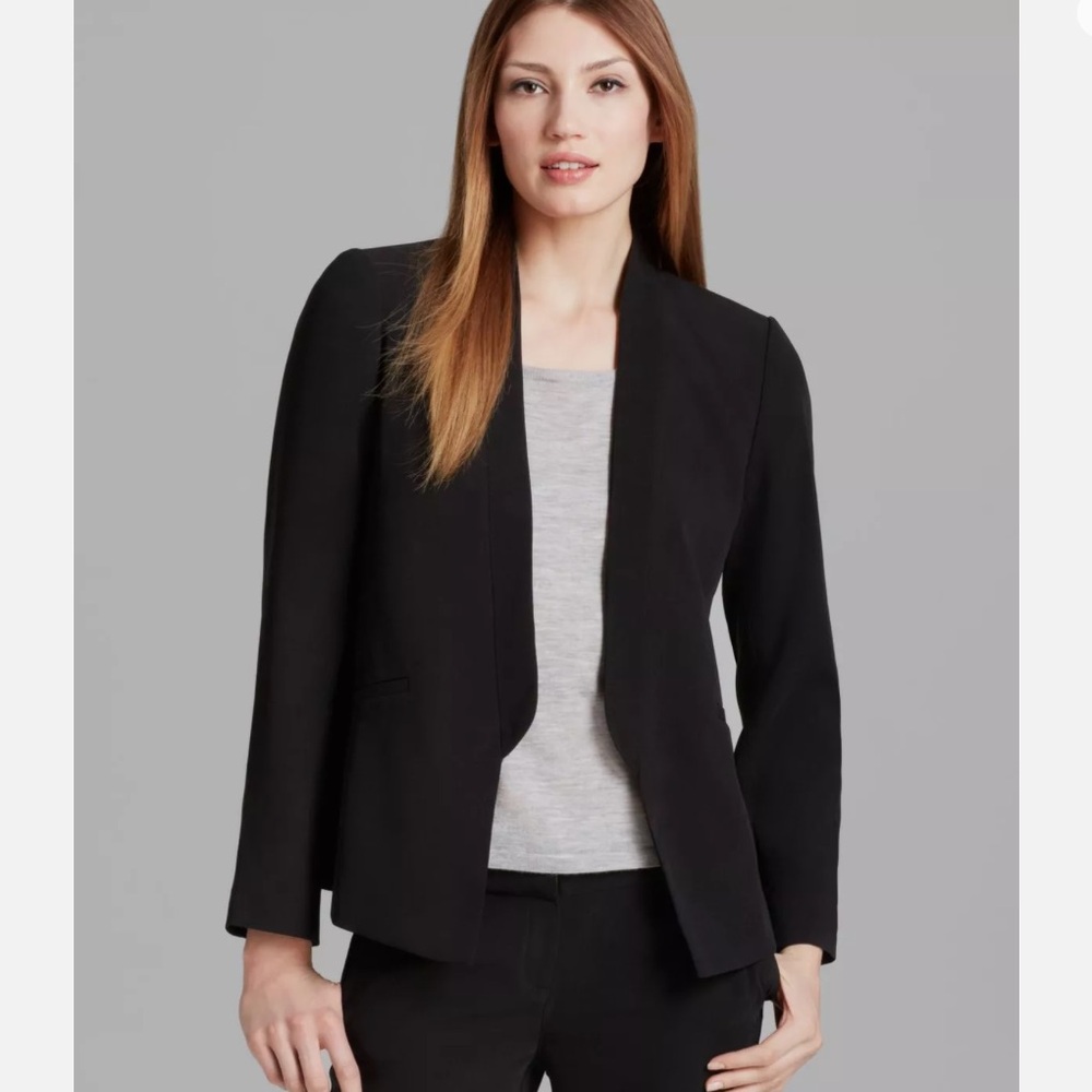 Eileen Fisher Open Tuxedo Jacket Blazer